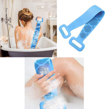 KOKSI Silicone Body Scrubber - Scrub Brush for Back, Shower, Massages, Cleans, Exfoliates and Invigorates