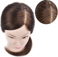 18" Training Head 100% Human Hair Mannequin Head Manikin Doll Head Hair Styling Head with Free Clamp