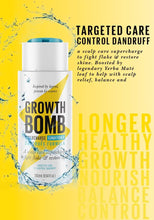 Growth Bomb Supercharge Dandruff Conditioner 300ml -NOURISH hair & CALM sensitive scalps. Fragrance Free. Stimulates Growth. Repairs Damaged Hair.