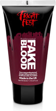 Fake Blood Gel 50ml by Fright Fest Red Fake Blood  SFX makeup looks great with face blood, liquid latex