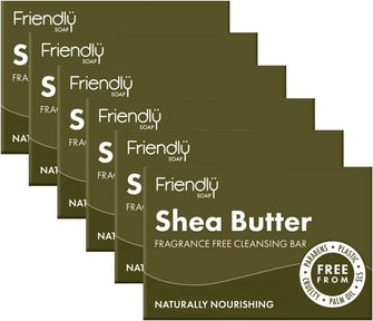 Friendly Soap Handmade Natural Shea Butter Bar (Case of 6)