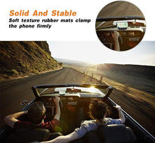 Cinati Car Phone Holder Mount Silicone Pad Mat for Various Dashboards, Slip Free Desk Phone Stand Compatible with iPhone, Samsung, Android Smartphones, GPS Devices and More, Black