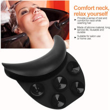 Gel Neck Rest Cushion,Salon Spa Silicone Shampoo Bowl Gripper Hair Washing Sink Neck Rest Cushion