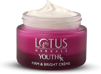 Lotus Herbals YouthRx Firm & Bright Cream  SPF 20  PA+++  Bakuchiol Retinol & Vitamin C  Anti Ageing & Brightening  50g