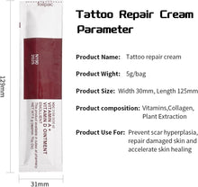 proamate Tattoo CreamTattoo Scar Repair Gel, 50Pcs Microblading Aftercare Ointment Vitamin A&D Anti Scar Tattoo Aftercare Cream for Makeup Microblading and Tattoo Healing Supplies (50 PCS /PACK)