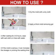 NATRUTH Mold Remover Gel, Gentle Household Gel, Remover Mildew, Remover Wall Mold Cleaner, Remover Black Mould, 120g