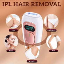 IPL Hair Removal Device, Laser Hair Removal for Women and Men, 999,000 Flashes, 5 Energy Levels, 2 Modes, Painless Hair Remover for Facial Legs Arms Whole Body