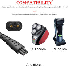 MEROM 5V Razor Charger Power Cord Compatible with Remington Shaver Power Supply Adapter for Remington Shaver Beard Trimmer HC4250 XR1330 XR1350 XR1450 XR1330 XR1470 XR1430 XR1410 PF7500 PF7600