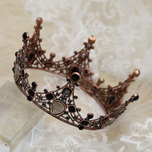 Lurrose Cake Decorating 1pc Black Tiara Alloy Bridal Rhinestone Headband for Party Wedding Cosplay Womens Headbands