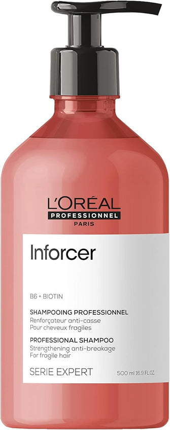 L'Oral Professionnel  Inforcer Expert Series Anti-Breakage Shampoo for Brittle and Fragile Hair, 500 ml