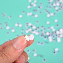 Jomnvo 600 Pieces Round Wiggle Googly Eyes Self Adhesive Googly Eyes DIY Scrapbooking Crafts (0.5cm)