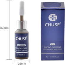 CHUSE T208 Microblading Micro Pigment Permanent Makeup Tattoo Ink Smoke Gray Cosmetic Color Passed SGS,DermaTest 12ml (0.4fl.oz)