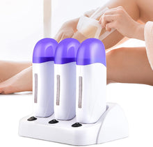 LIARTY Electric Wax Roller Heater for Hair Removal, Depilatory Roll On Brazilian Cartridge Waxing Warmer Double Roll on Hair Removal Machine for Women Men,Safe Painless,UK Plug