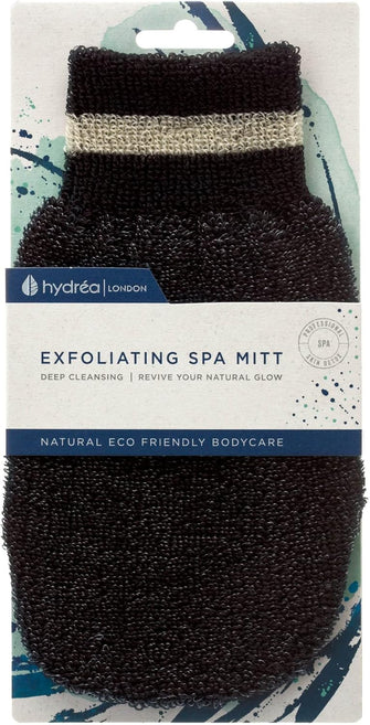 Hydra London Black Elegance Exfoliating Spa Mitt BEMT04C Medium/Hard Texture