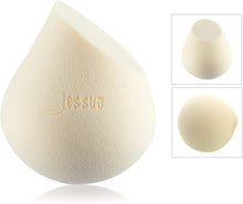 Jessup Makeup Sponge, Soft Latex-free Makeup Sponge for Foundation Liquid Creams, Vanilla Ice 1 Pack