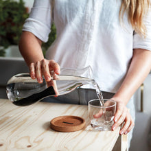 Black+Blum Charcoal Water Filter Hydration, Old Japanese Tradition, Lasts 6 Months, Natural Wood, Brown