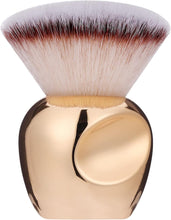 ME BY M Gold Professional Vegan Gold Kabuki Brush Powder Mineral Foundation Blush Brush Liquid Blending Buffing Face Brush Makeup Brush With Soft Bristles