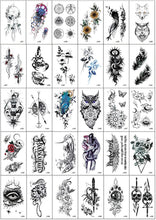 luoshaPUCY Temporary Tattoos, 30 Sheets Tiny Waterproof Temporary Tattoos For Men Women Arm Neck Face Tattoo Temporary Tatoos Sticker Set (31-60)