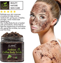 Natural Coffee Scrub with Organic Coffee Body Scrub, Best Acne, Anti Cellulite and Stretch Mark treatment, Spider Vein Therapy for Varicose Veins & Eczema