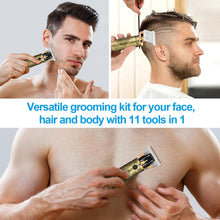 Hair Clippers Men Cordless, Beard Trimmer Men Rechargeable, Head Electric Shavers for Men, Professional Grooming Kit for Beard & Hair with 3 Guide Combs, Easy Home Haircutting, Gifts for Men & Women