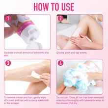 Hair Removal Cream, Intimate Painless Hair Remover for Sensitive Skin, Gentle Formula Intimate Hair Removal Cream for Pubic, Bikini, Face and Body