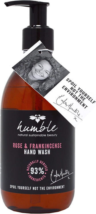 Humble Rose & Frankincense Hand Wash (285ml) - Kate Humble Products are Carefully Created so That You can Spoil Yourself Without Spoiling The Environment. Cruelty Free.