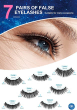 Magnetic Eyelashes, Magnetic Eyelashes Natural Look, Waterproof False Lashes Ultra Lightweight Easy to Use - No Glue Needed [7 Pairs]