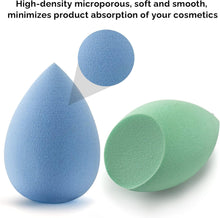 Makeup Sponge Blender Start Makers Blender Beauty 8 Pcs Make up Foundation Sponge Set Non-Latex Beauty Sponge for Foundation Creams Liquid and Powders