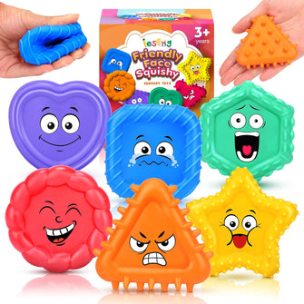 LESONG Sensory Texture Toys for Toddler: Fidget Sensory Toys for Kids Social Emotional Skill Learning Activities Home Classroom Must Haves Special Needs Developmental Toys