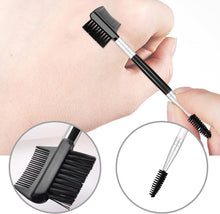 1 3-in-1 makeup brush, 50-count eyelash brush, dual-ended brow brush, makeup tool for separating lashes, removing mascara clumps and grooming brows