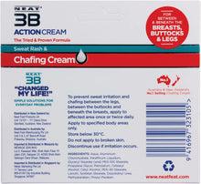 Neat 3B Action Cream, Antiperspirant and Anti Chafing Cream, Excessive Sweating Treatment, Prevent Chafing, Irritation and Sweat Rash, Effective Protective Emollient -- Unscented (75ml)