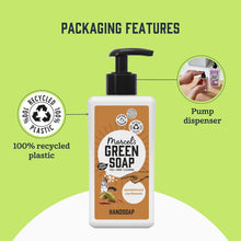 Marcel's Green Soap - Hand Soap Sandalwood & Cardamom - Handwash Dispenser - 100% Eco friendly - 100% Vegan - 97% Biodegradable - 250 ML