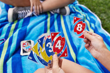 Mattel Games UNO H20 to GO, water resistant cards game, to take to the beach and to snow holidays, extra durable 108 cards, ages +7, P1703