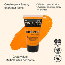 Mehron Fantasy FX professional Face & Body Make-up- Orange 30ml