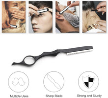 Hair Styling Razor,11 Pcs Hair Styling Razor Thinning Finger Ring,Hair Styling Thinning Razor Set,Hair Thinning Comb, Hair Styling Razor with Stainless Blades,for Salon Home Use