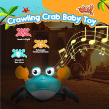 Hapikids Crawling Crab Toy, Baby Toys 6 to 12 Months Baby Gifts for 1 Year Olds Girls Boys Baby Sensory Toys for 1 2 3 Year Olds Boy Gifts Sensory Toys for Babies 1st Birthday Gifts for Girls Boys