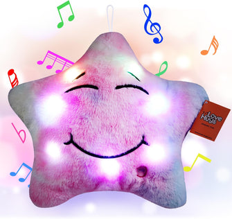 LoveHugs Musical Star Teddy Sensory Light - Sensory Toys For Autism - Sleep Aid For Kids - Light Up Toys Sensory Twinkle Twinkle Little Star Toy