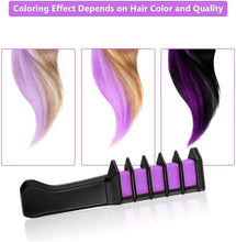 Deluxe Hair Chalk Set For Girls, 10 Washable Colour Brush, Available For Party Hair Dressing, Birthday Gift For Kids