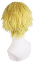 MapofBeauty 12 Inch/30cm Men Male Short Cosplay Wig (Blonde)