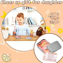 Little Pocket Bear Hug in a Box for Women, Easter Basket Stuffer Gifts for Kids, Mini Stuffed Worry Bear Thinking of You Get Well Soon Plush Toys Positive Birthday Easter Gifts for Kids