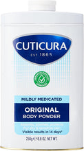 Cuticura Mildly Medicated Talcum Powder Body Powder 250g, Packaging May Vary, White, Many Uses Personal Hygiene, Prevent Smudging After Self-Tanning & Facial Makeup