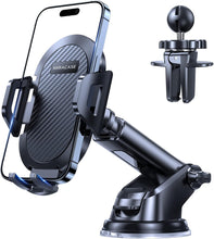 Miracase Car Phone Holder Mount[Military-Grade Reliable Suction ] 360 Rotation Phone Stand Accessories Automobile Cradle for Dashboard/Windscreen/Air Vent,Compatible with All Mobile Phones