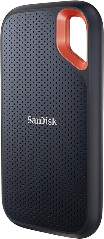 SanDisk 2TB Extreme Portable SSD external drive, up to 1050 MB/s, read, 1,000MB/s write, external SSD, USB-C, solid state drive, IP65 rated for dust and water resistance, Black