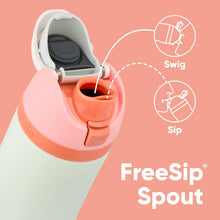 Owala FreeSip Insulated Stainless Steel Water Bottle with Straw for Sports and Travel, Leak Proof, BPA-Free, 710ml, Denim