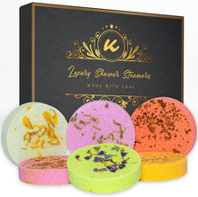 Katty Loy - Luxury Shower Steamers Fizzer Set - Gift for Women Men Her Him Mum Girlfriend Boyfriend Wife - Valentine's Day Stocking Filler Birthday Present - Home Spa Moisturizing Skin Lavender Mint