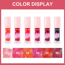 KTouler 6 Pcs Tinted Lip Oil Lip Makeup, Lip Glow Oil Glossier Lip Gloss Lip Oil Hydrating Long-lasting Lipgloss Sets for Women