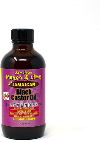 Jamaican Mango & Lime Black Castor Oil Lavender 4oz