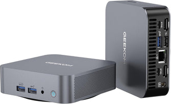 GEEKOM Mini PC GT13-13th Gen Intel Core i7-13620H Mini Computers(10 C/16T Up to 4.9GHz) 32GB DDR4/1TB PCIe Gen 4 SSD Windows 11 Pro Support Wi-Fi 6E/Bluetooth 5.2/USB 4.0/2.5G LAN/8K/Quad Displays