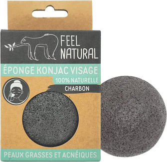 Konjac Face Sponge, Charcoal