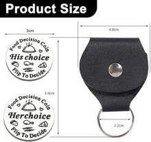 Funny Food Decider Coin,Double-Side Food Decision Maker Gifts Wedding Gifts for Him Her Husband Wife Anniversary Date Night Game for Couple Boyfriend Girlfriend